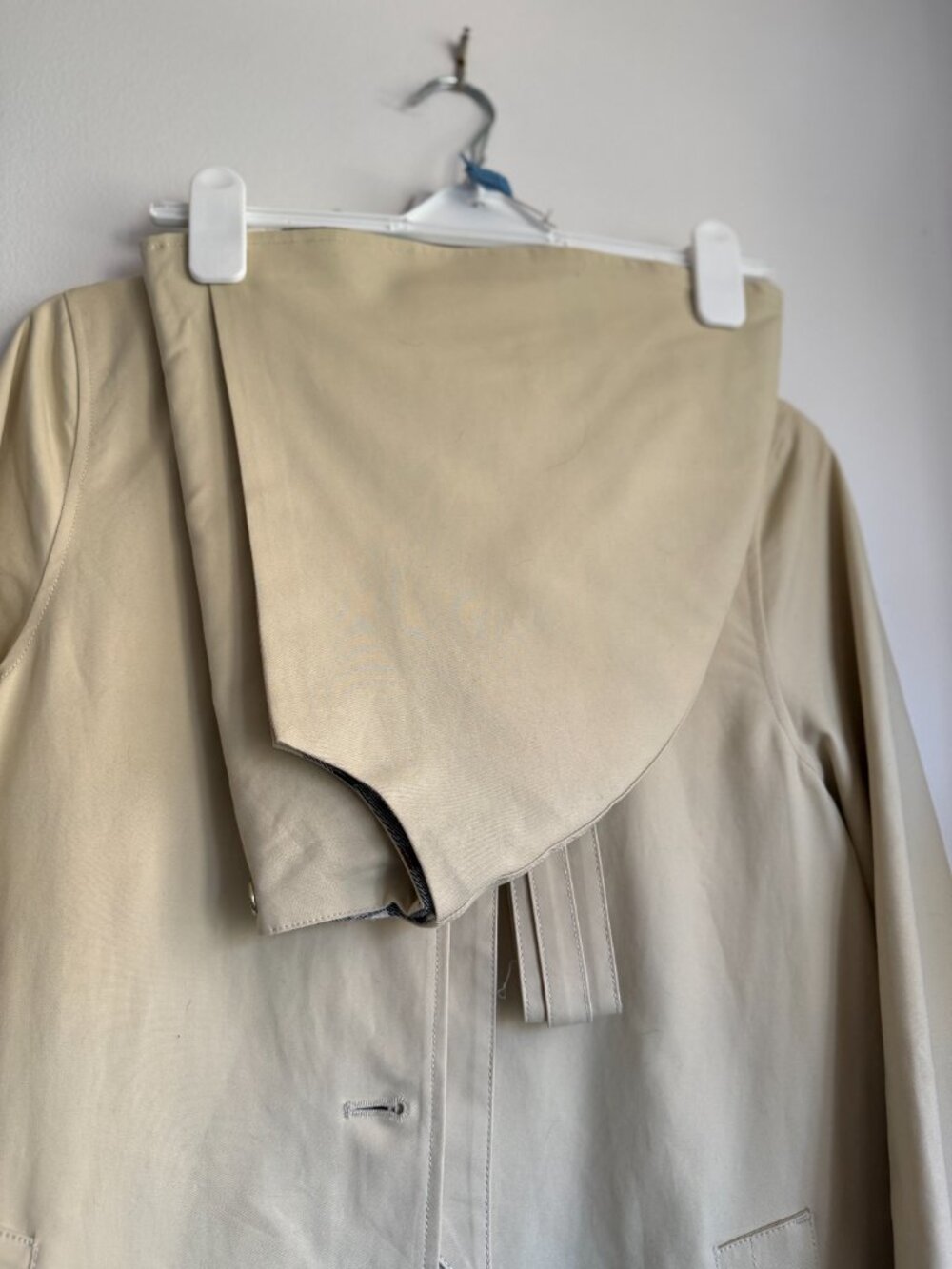Hunter Beige Trench Coat Sz S Iconic British Heritage Style - Picture 5 of 12